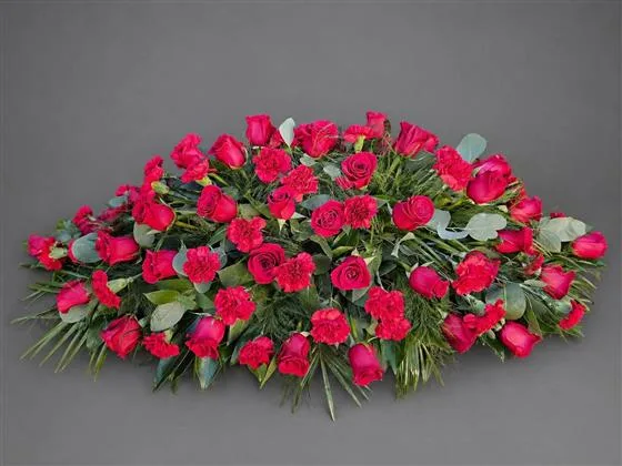 Luxury Rose Casket Spray — Luxury Rose Casket Spray, a fitting tribute for a special loved one, available in various sizes and