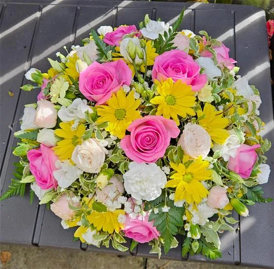 Delicate Seasonal Posy Mixed — Seasonal Memorial Posy, ideal as a tribute from a child, or to put on a grave for a memorial remembr