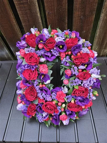 Loose Letters — A slightly different and less formal way of presenting a floral letter tribute, our loose letters ar