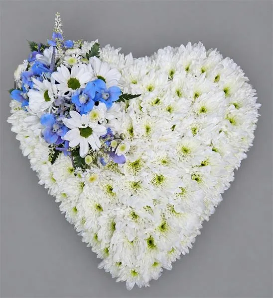 Small Child Heart Tribute — 12" based heart available in various colours Our picture shows our Standard size option. At checkout