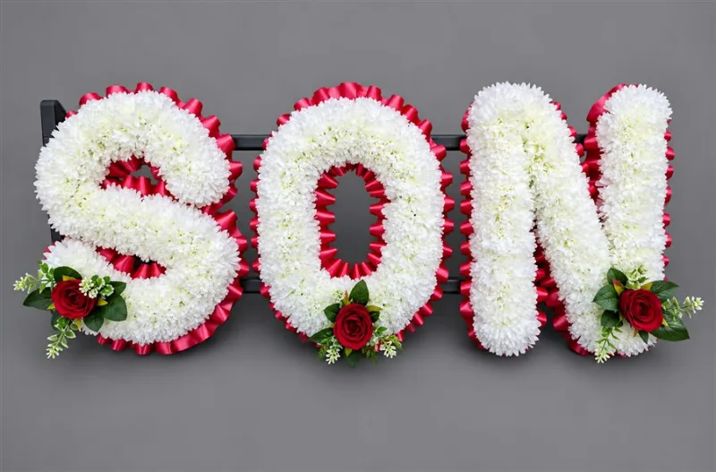 Artificial Letters — A beautiful and personal way to say a final goodbye. This SON letter tribute has been carefully crea