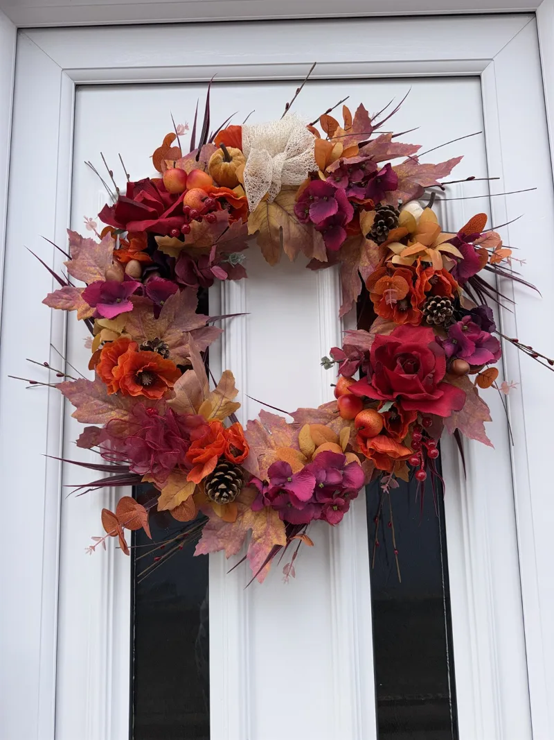 Bespoke Artificial Autumn Wreath — Completely bespoke artificial autumn wreaths, made to your own vision. No two are ever the same. Tel