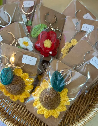 Crochet Keyring — A handmade crochet keyring. Choose your design.