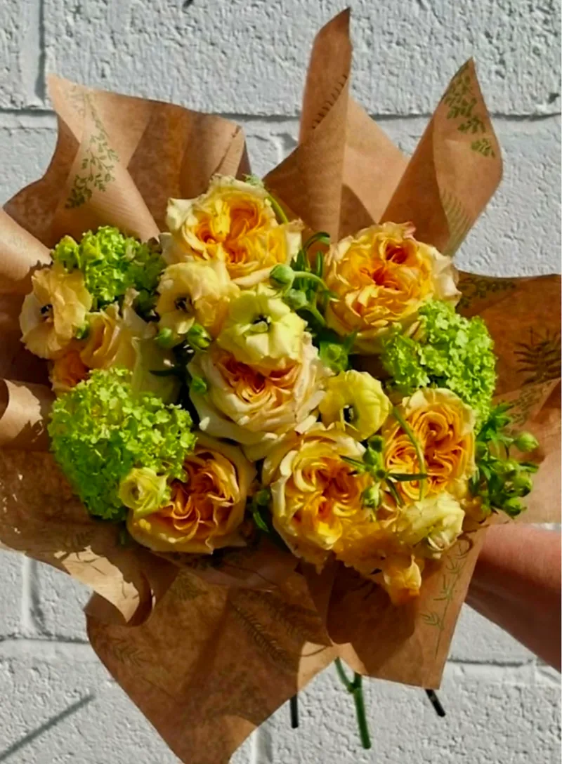 Spring Handtie — Created on the Spring Equinox, vibrant florals to celebrate the return of the Sun & mellow days ahea