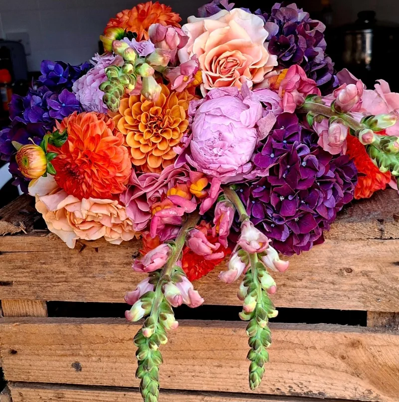 Artisan Handtie — A jewel of a bouquet, designed for those who crave drama & sophistication. Ready to display prominen