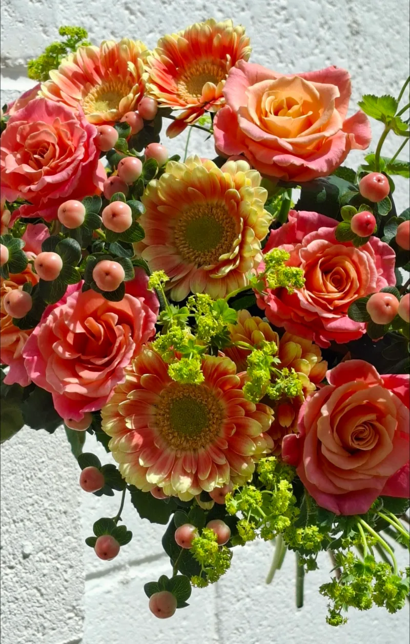 Hippie Dippy Florals  — Groovy Vibes from the 1970s for sun drenced nostalgia! Peachy Coral Tones 🍑✌️🧡 Featuring ~ Miss Pi